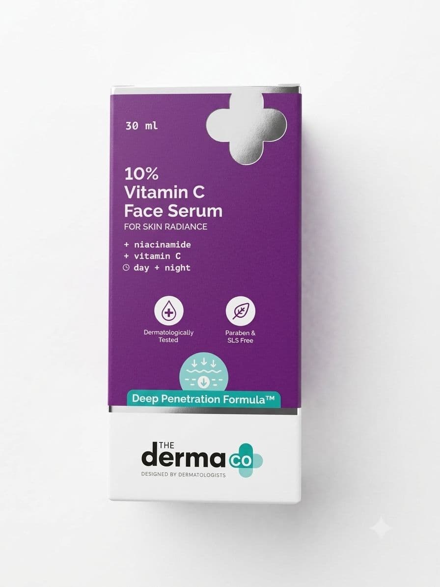THE DERMA CO. 10% VITAMIN C FACE SERUM 30ML 