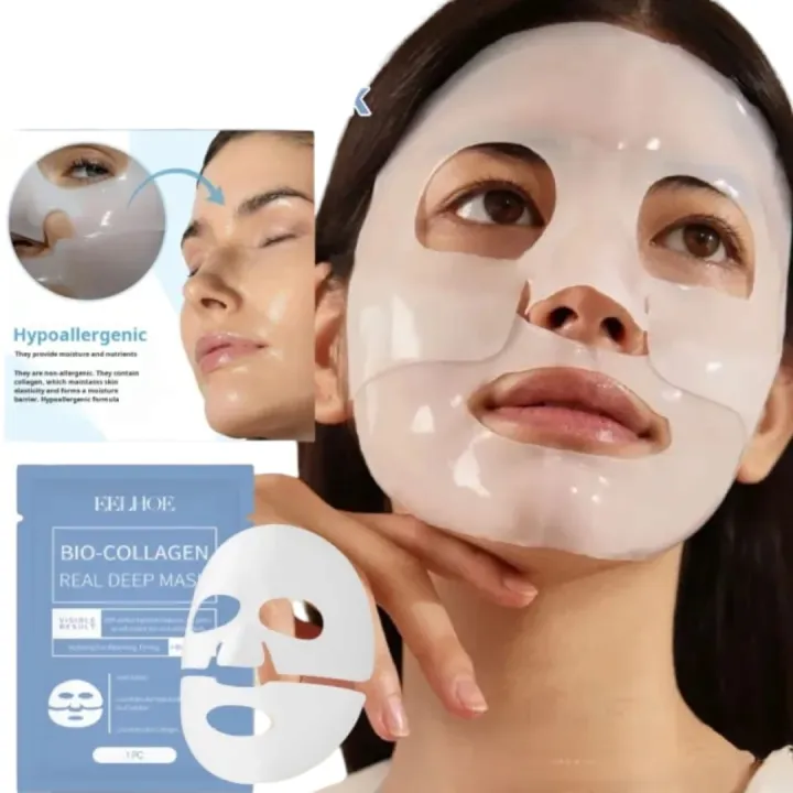 EELHOE Collagen Mask – Wrinkle Repair, Hydration & Pore Tightening & Collagen Boost Mask